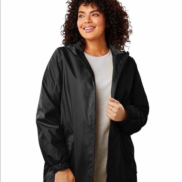 plus size nylon jacket